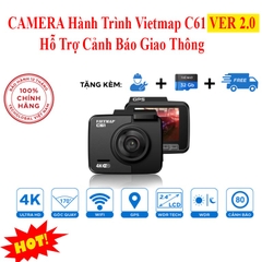 Camera Hành Trình Vietmap C61 PRO Siêu Nét , Có Cảnh Báo Giao Thông