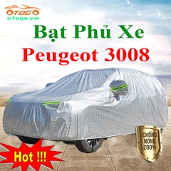 Bạt Che Phủ Xe Peugeot 3008 Cao Cấp Loại 1