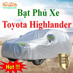 Bạt Che Phủ Xe Toyota Highlander Cao Cấp Loại 1