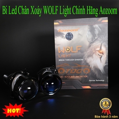 Bộ Đèn Bi Led Chân Xoáy WOLF Light Chính Hãng Aozoom , Bảo Hành 3 Năm