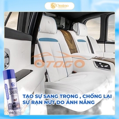 Xịt Dưỡng Bóng Nội Thất, Ghế Da Ô Tô Hương Cafe OMINO M96 500ml - Chính Hãng