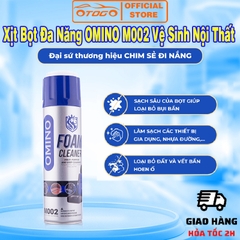 Bình Xịt Đa Năng Dạng Bọt Omino M002 650ml Vệ Sinh Nội Thất - Ghế Da Ô Tô và Nội thất gia đình