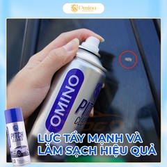 Bình Xịt Tẩy Nhựa Đường, Vết Bẩn Cứng Đầu OMINO M12 - Sáng Bóng Như Mới - Chính Hãng Omino Vietnam (450ML)