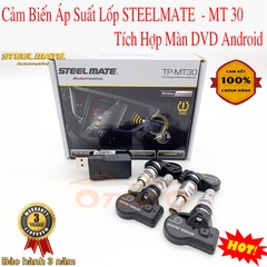 Cảm Biến Áp Suất Lốp STEELMATE MT-30 Tích Hợp Màn Hình Android , Bảo Hành 3 Năm