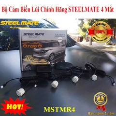 Bộ Cảm Biến Lùi STEELMATE 4 Mắt Chính Hãng MTSM-R4 - Bảo Hành 3 Năm