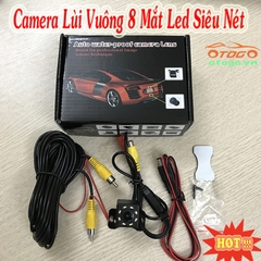 Camera Lùi Vuông 8 Led Cao Cấp