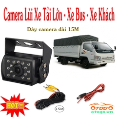 Camera Lùi 24V Cho Xe Tải To - Xe Khách - Xe Bus