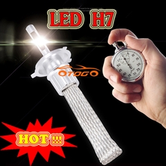 Bóng Đèn Led H7 Siêu Sáng 2 Chế Độ Mầu Cao Cấp