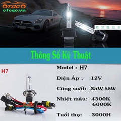 Bóng Đèn Xenon Chân H7 Cao Cấp