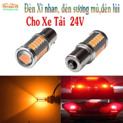 Đèn Led Xi Nhan , Đèn Lùi , Đèn Sương Mù Cho Ô Tô Tải 24V Chân 1156