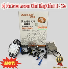 BỘ đèn xenon aozoom h11 55w siêu sáng