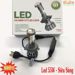 led bi cầu mini h4 -55w