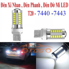 Bóng Đèn Led T20 7440 , Đèn Đờ Mi T20 7443 , Đèn Phanh Led T20 , Đèn Xi Nhan T20 Cao Cấp