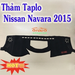 thảm taplo nissan Navara 2015