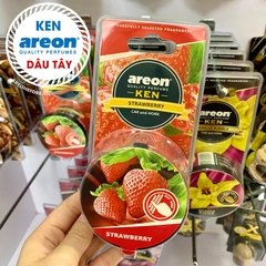 Sáp thơm ô tô hương dâu tây – Areon Strawberry Ken ( Chính Hãng)