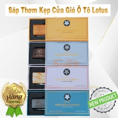 Sáp thơm kẹp của gió ô tô cao cấp LOTUS , Thanh gỗ thơm kẹp cửa gió ô tô