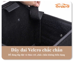 Hộp Đựng Đồ Da Cao Cấp Để Ô Tô, Có Thể Gấp Gọn