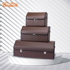 Hộp Đựng Đồ Da Cao Cấp Để Ô Tô, Có Thể Gấp Gọn