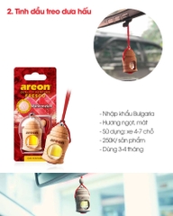 Tinh dầu treo xe hương dưa hấu – Areon Fresco Watermelon