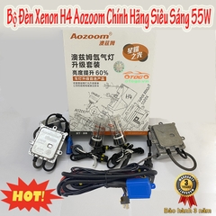 Bộ Đèn XENON AOZOOM Chính Hãng Chân H4 - 55W Có Canbus