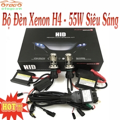 Bộ Đèn Xenon H4-55w Siêu Sáng 4300K