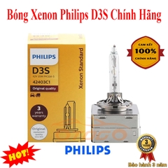 bóng xenon philips d3s chính hãng