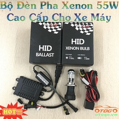 Bộ Đèn Pha Xenon H4-55w Cao Cấp Cho Xe Máy