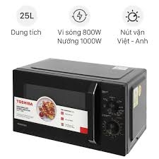 Lò vi sóng  có nướng Toshiba MW3-MG25PE(BK) 25 Lít