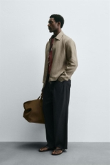 AK2618 - Z.RA ÁO KHOÁC DÁNG SƠ MI 100% VẢI LINEN