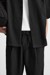 QD2501 - Z.RA QUẦN HOA VĂN NỔI DÁNG RELAXED FIT