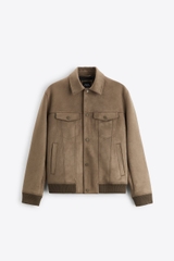 AK2433 - Z.RA FAUX SUEDE JACKET