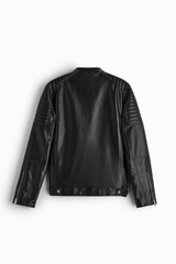 AK2416 - Z.RA FAUX LEATHER BIKER JACKET