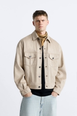 AK2414 - Z.RA BOXY FIT FAUX SUEDE JACKET