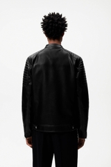 AK2416 - Z.RA FAUX LEATHER BIKER JACKET