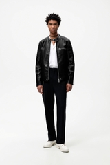 AK2416 - Z.RA FAUX LEATHER BIKER JACKET