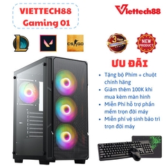 PC Viettech88 Gaming 01 (Core i5 10400F/ Ram 16GB/ Main H510M/ SSD 256GB/ GTX 1660 6GB Gaming)