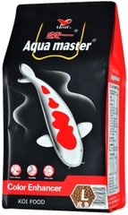 {SALE } Thức ăn cá koi Aqua Master 5kg (size L), cám cá koi, thức ăn tăng màu cho cá,  cám koi phát triển toàn diện