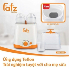 Máy hâm sữa và thức ăn 2 bình đa năng thế hệ mới Fatzbaby FB3012SL