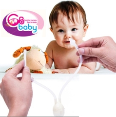 Dụng cụ hút mũi dây an toàn cho bé GB Baby - Kèm dụng cụ gắm rỉ mũi và cọ vệ sinh ống dây hút