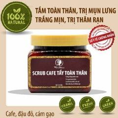 Cafe tắm , tẩy tế bào chết toàn thân Wonmom 100% thiên nhiên 500g (thay cho sữa tắm hóa chất) Việt Nam