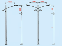 Cột đèn cao áp TL05