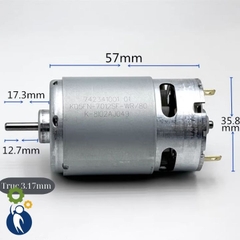 Motor 6-14.4V 26000rpm Mã 555SF-7012 Motor 12V 21000rpm