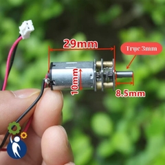Motor Giảm Tốc 1.5V-6V N30 16-66rpm Motor Giảm Tốc 5V 55rpm Có Dây