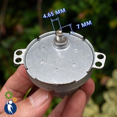Motor Giảm Tốc 6V-12V 49rpm Mã HF500 Trục 7mm