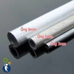 Ống Nhôm 8mm Lỗ 5mm Dài 20cm