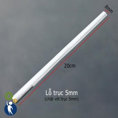 Ống Nhôm 8mm Lỗ 5mm Dài 20cm