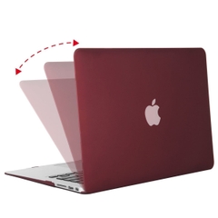 Ốp lưng cho Macbook 11/12/13/15( đen, trắng, đỏ booc đô...)