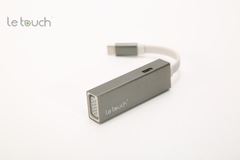 LE TOUCH USB 3.0 TYPE-C VGA HUB - GREY