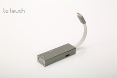 LE TOUCH USB 3.0 TYPE-C VGA HUB - GREY