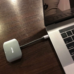 CỔNG CHUYỂN JINYA USB TYPE-C  3 IN 1 ADAPTER  HDMI- MACBOOK